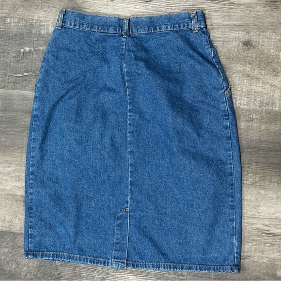 Cherokee Vintage Denim Midi-Skirt, pre-loved condition - Picture 12 of 15